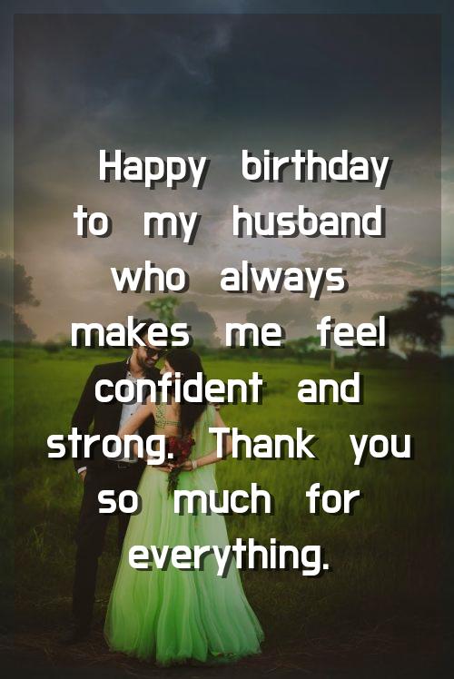 short and sweet birthday wishes for husband
